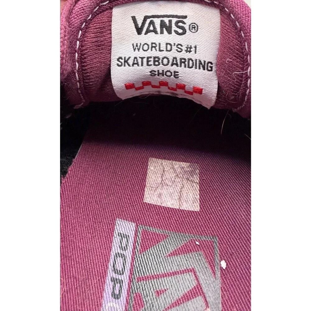 Vans Gilbert Crockett Pro Youth Mens Size 4 Burgundy Suede Skate Sneakers